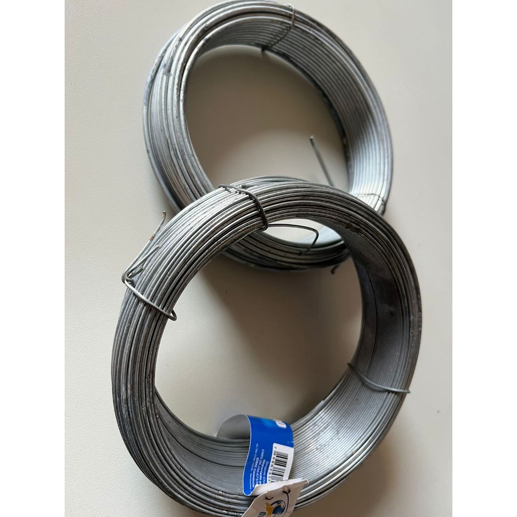 kIT 2un. Arame Galvanizado SALVADO 1kg 18  14 12
