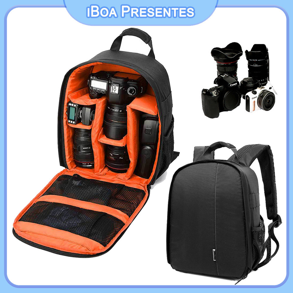 Mochila Impermeável Para Câmera DSLR Bolsa Para 