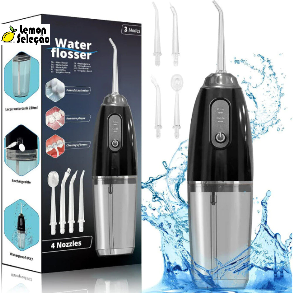 Irrigador Oral Jato de Água Dental Water Flosser 