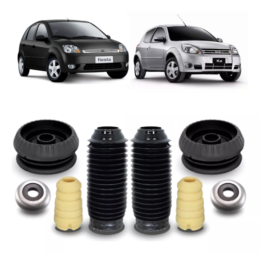 Kit Batente Coxim Amortecedor Dianteiro Fiesta Ka 