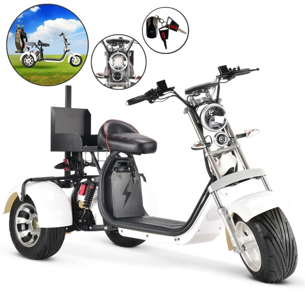 Moto Elétrica 2000w Scooter 3 Rodas Importway Car