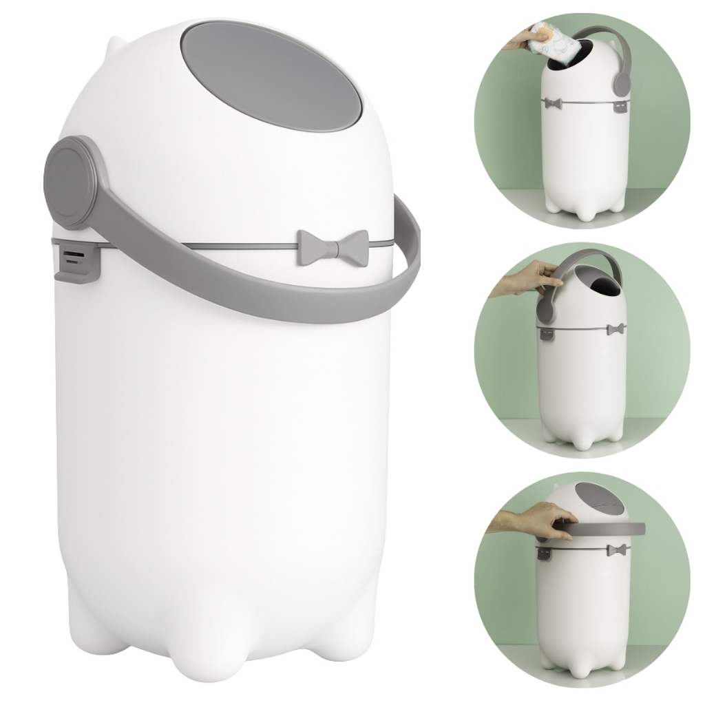Lixeira Antiodor Antibacteriana para quarto do Beb