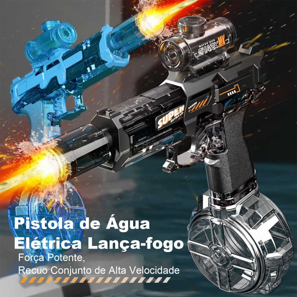 Pistola de Água Elétrica Desert Eagle  Grande Ca