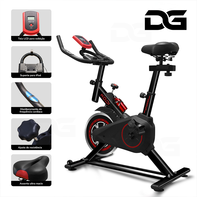 Bicicleta Ergométrica Spinning Profissional com S