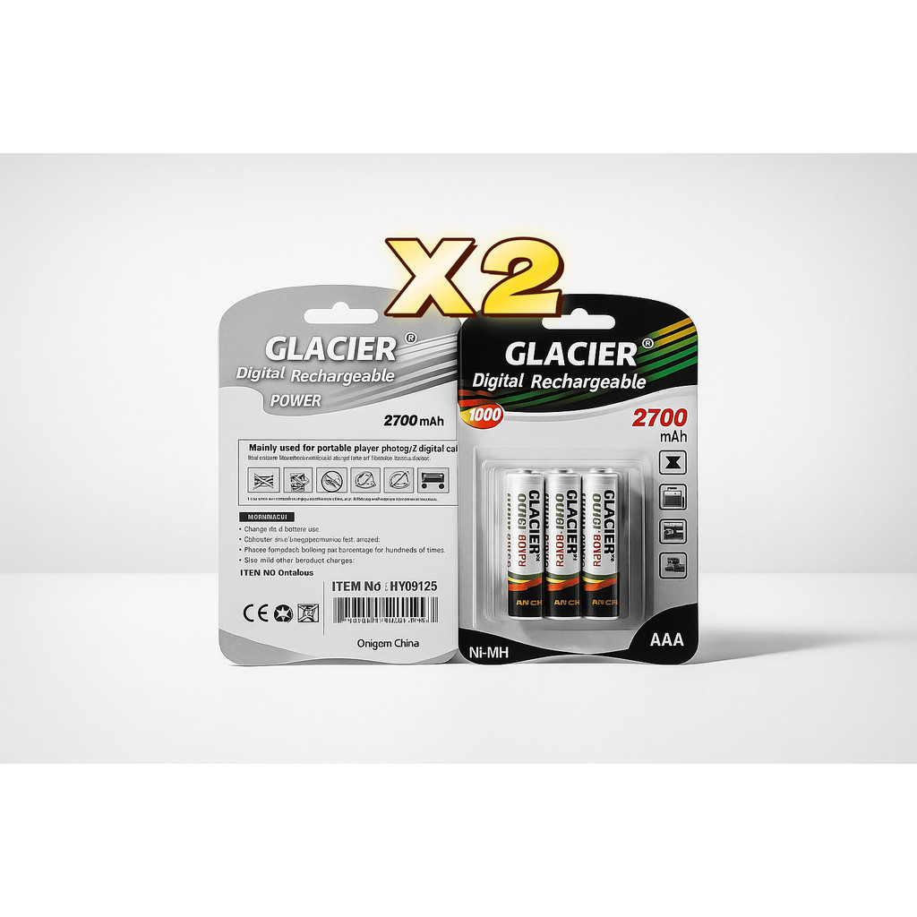 Kit 8 Unidade Pilha Palito Recarregável Maxday Aa