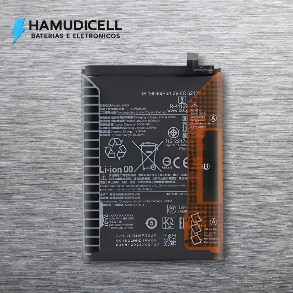 Bat compatível Com REDMI NOTE 13 5G | NOTE 13 4G 