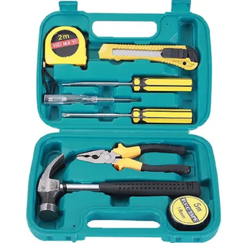 Kit Maleta Estojo Ferramentas 9 Peças Martelo Ali