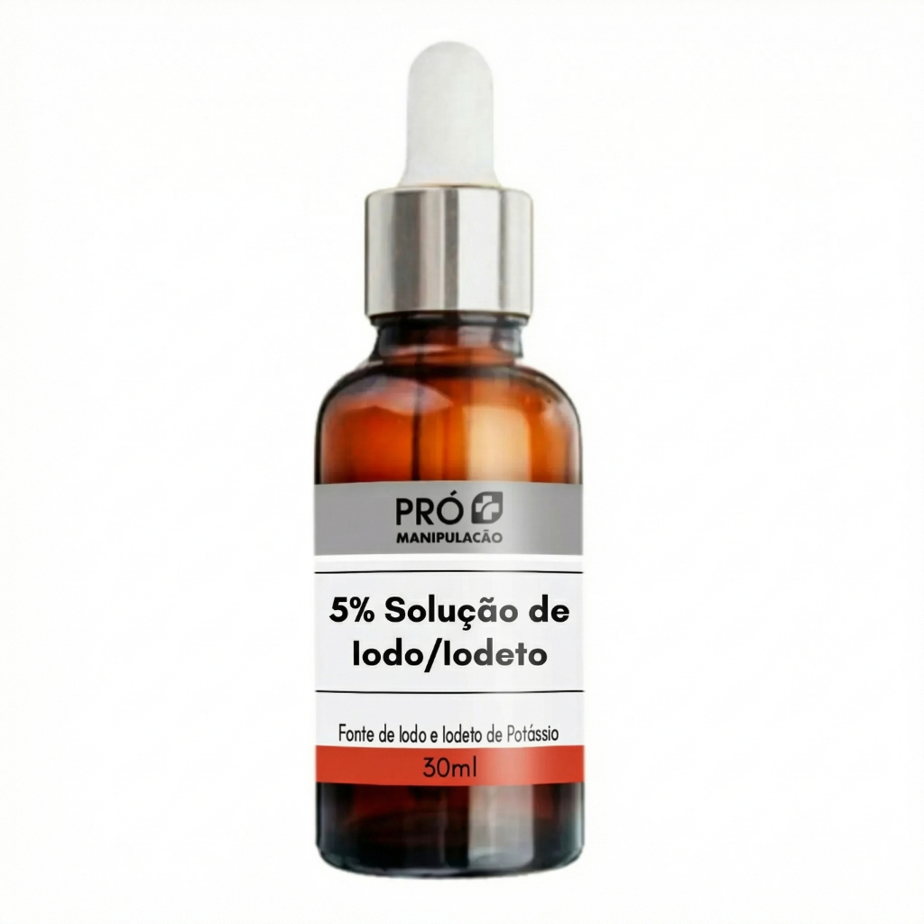 Solução Iodo/Iodeto 5% 30 ML – Original