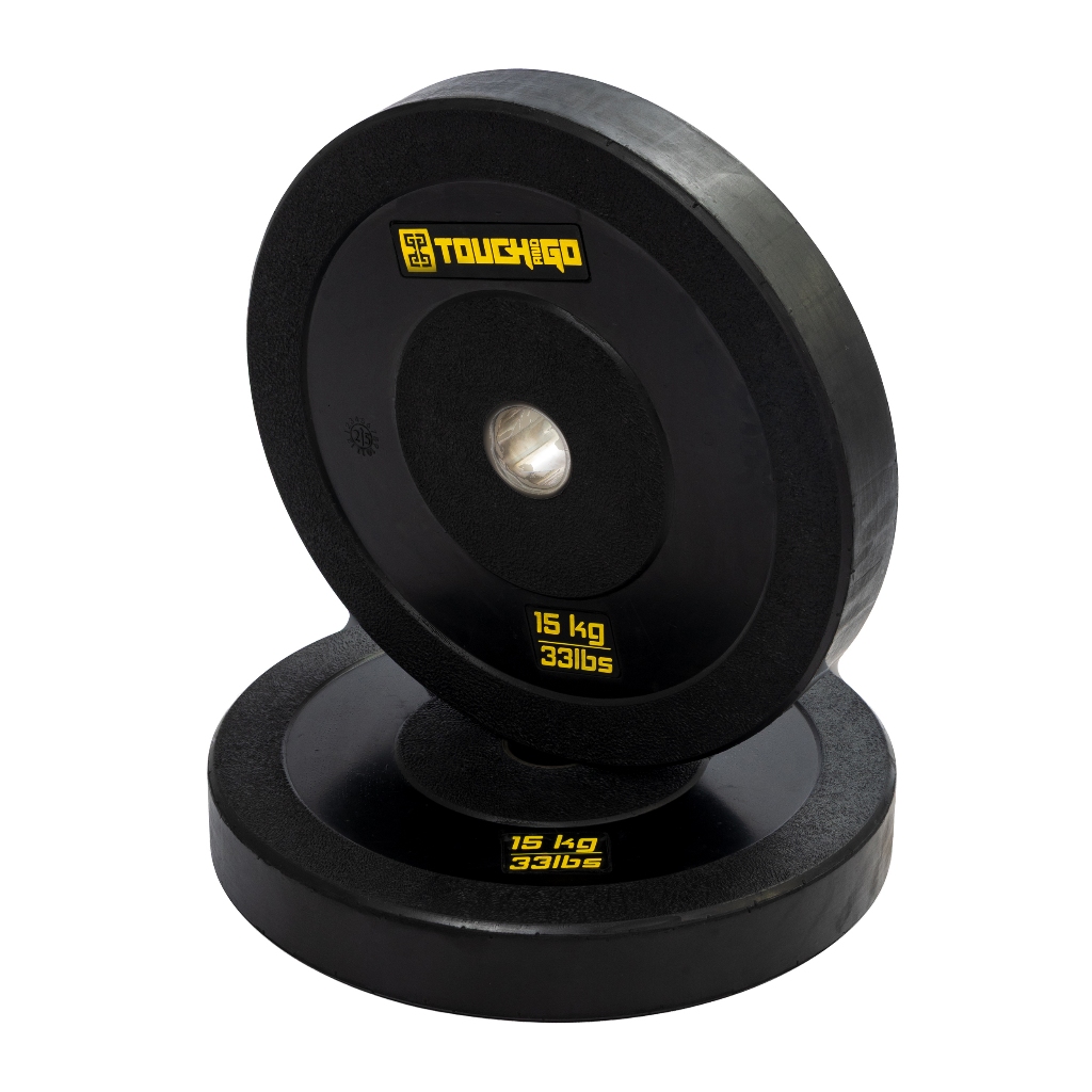 Kit Anilhas 30Kg / 2X15Kg Bumper Crossfit Touch An