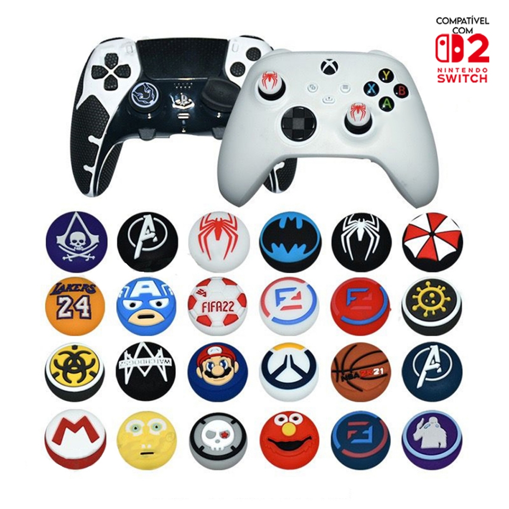 (B) Par de Grip Super Heroi para controle Ps3,Ps4,