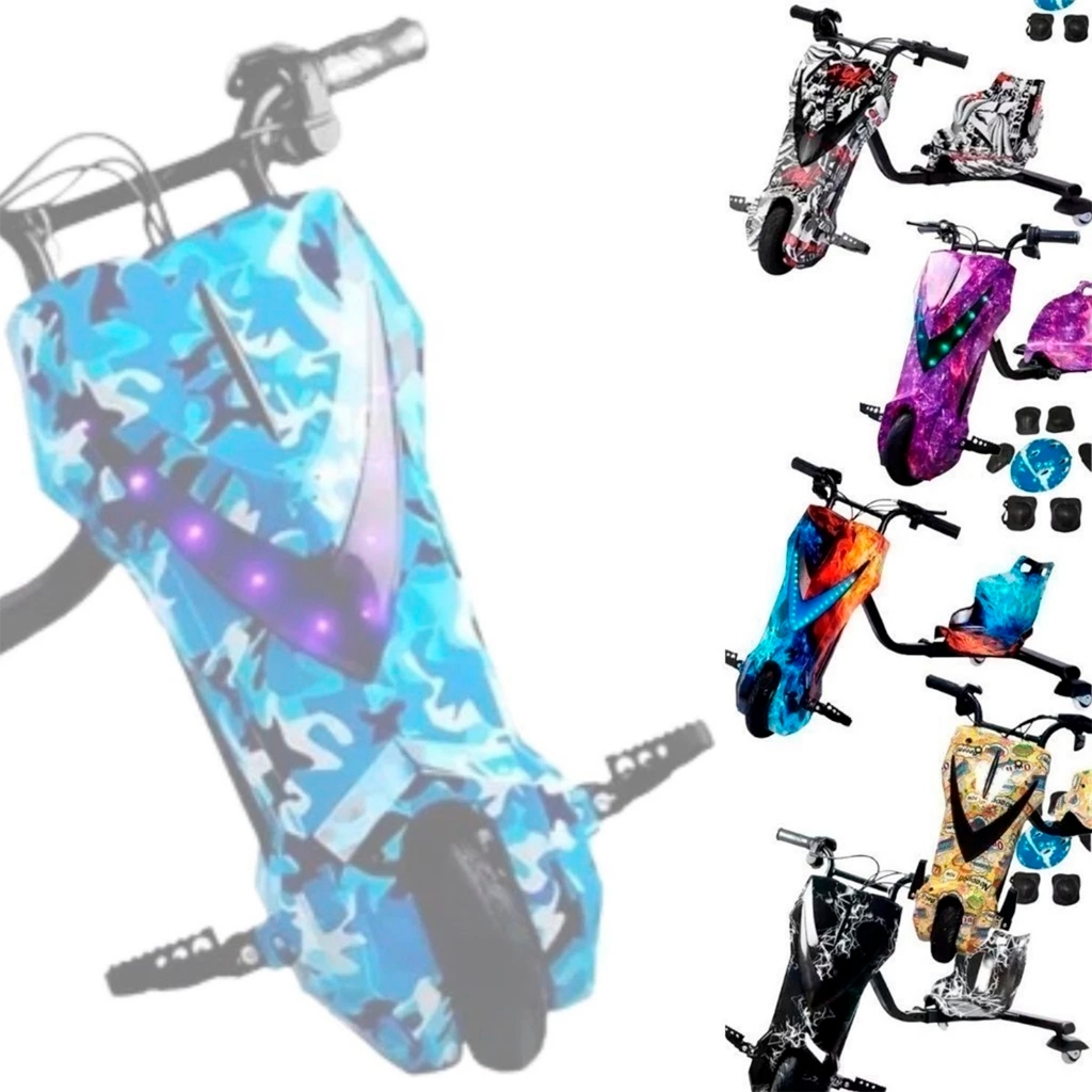 Triciclo Elétrico Infantil 350w 8 Polegadas Hover