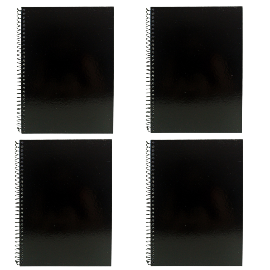 Kit 4 Caderno Universitário 1 Matéria 80 folhas 