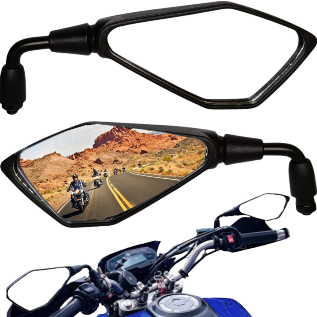 Par Retrovisor Kawasaki Z400 Haste Curta 90 Graus 