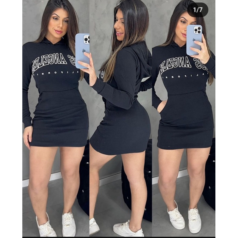 BLUSÃO FEMINO COM TOUCA CAPUZ