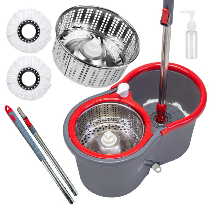 CONDOR Mop Esfregão Giratório 360 Balde 13 Litro