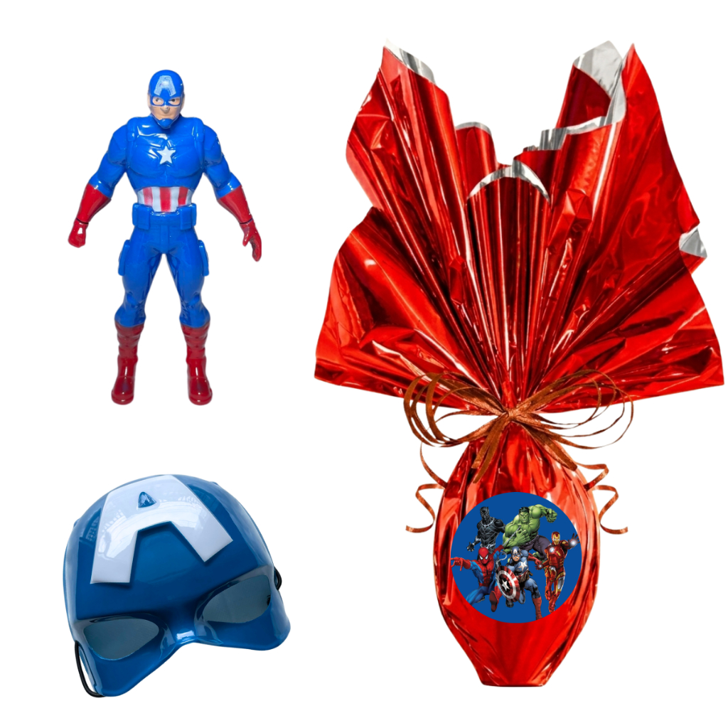 Ovo de Páscoa Marvel Menino Super Heróis Vingado