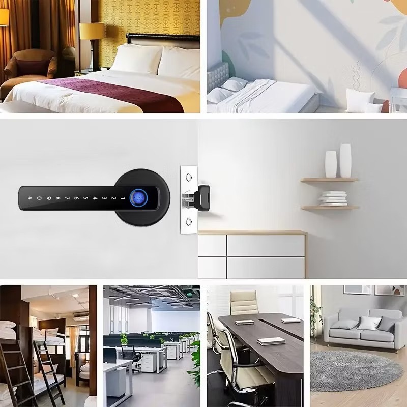 RAYKUBE-Fechadura porta de digital, Fechadura Digi