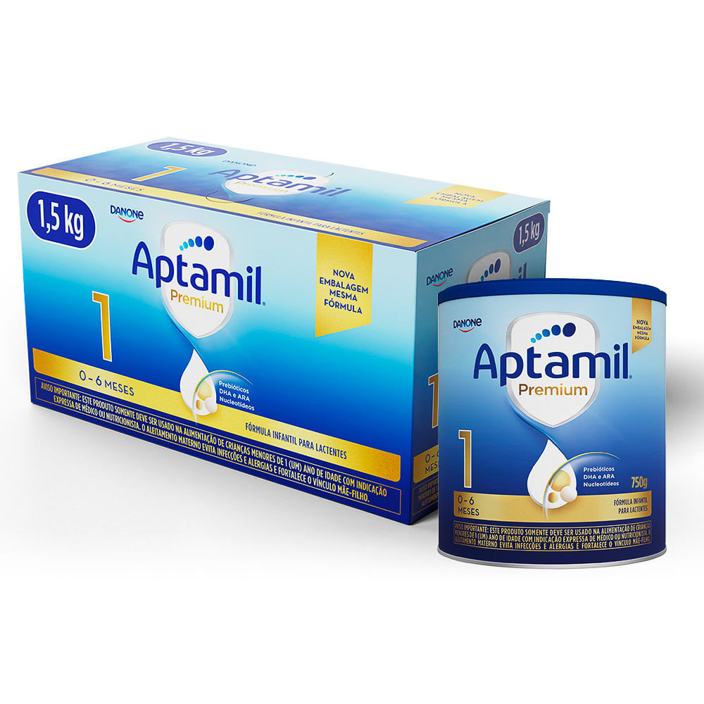 Fórmula Infantil Aptabox Aptamil Premium 1 0-6 me