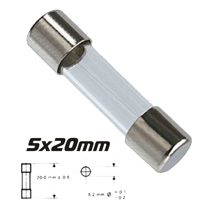 10 PEÇAS – FUSIVEL DE VIDRO 10A PARA FILTRO