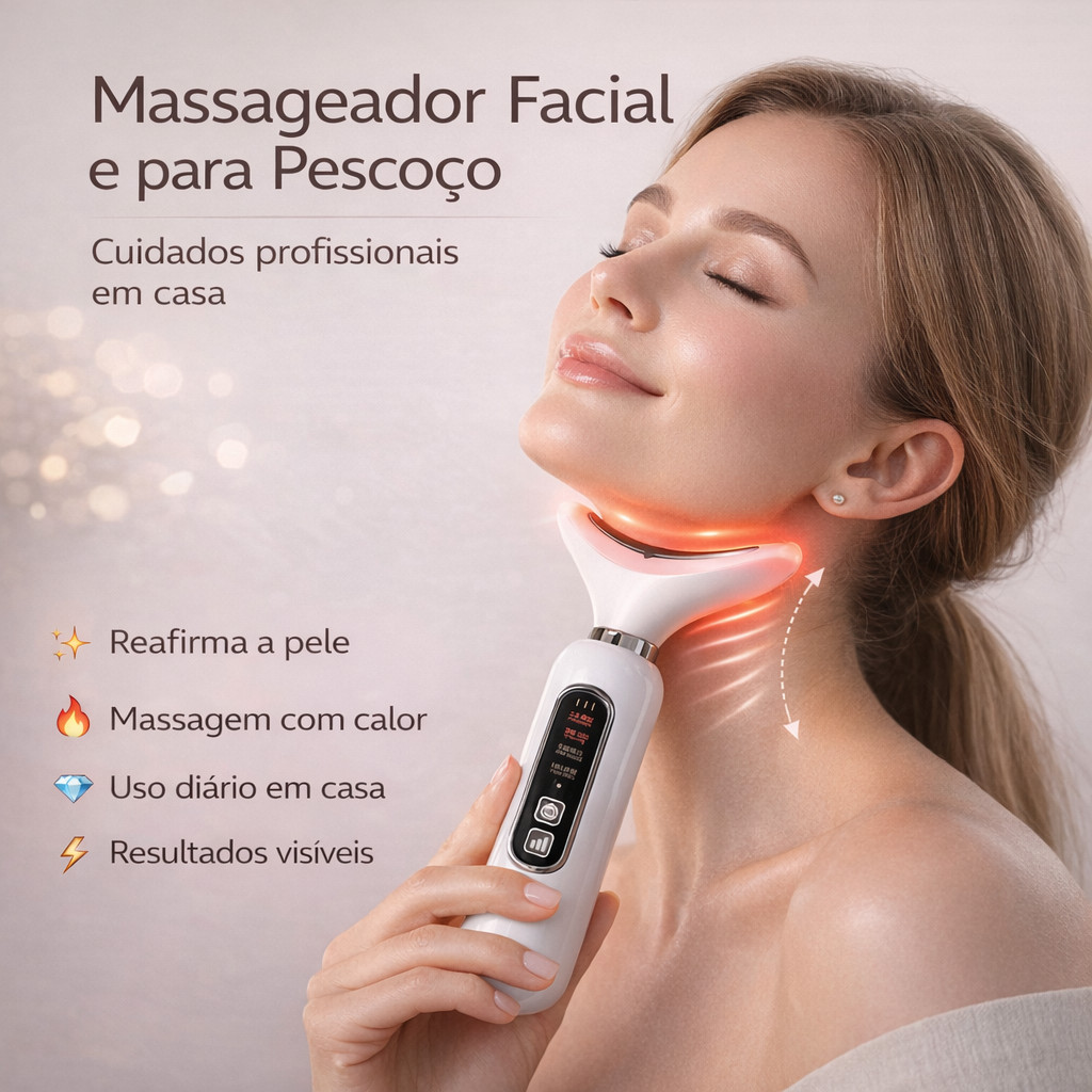 Massageador Aparelho De Beleza Para Pescoço Facia