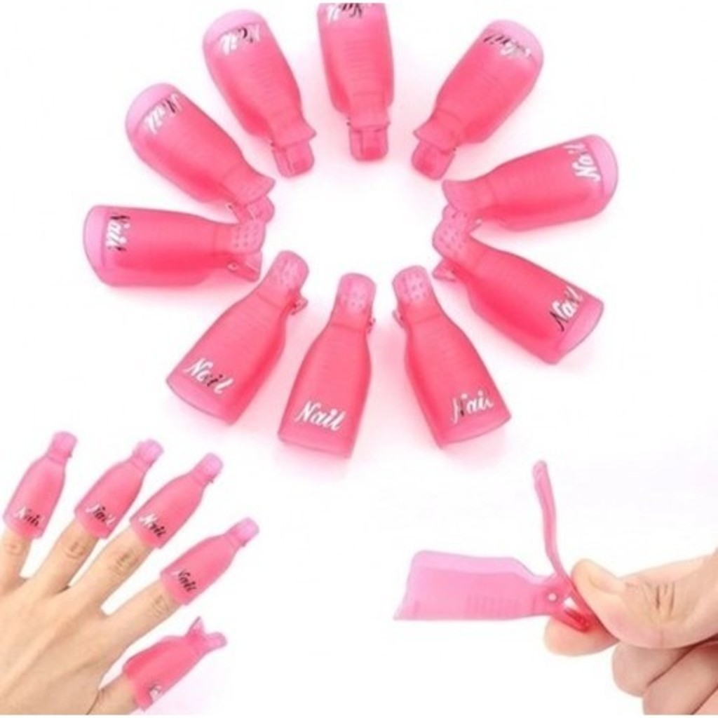 Kit 10 Dedeira Para Unhas Remoção De Gel Acrigel