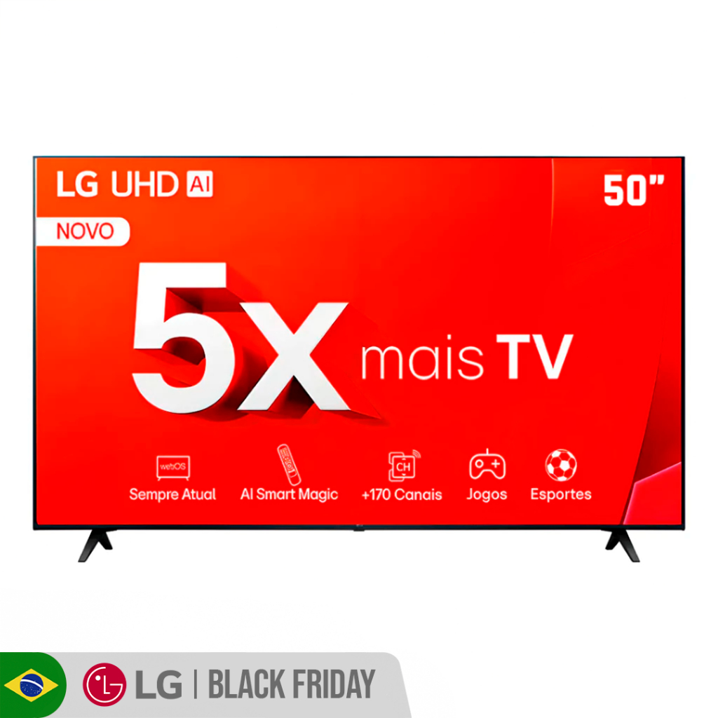 Smart TV LG 50 UHD AI 4K LED 50UA8550PSA Google Ca