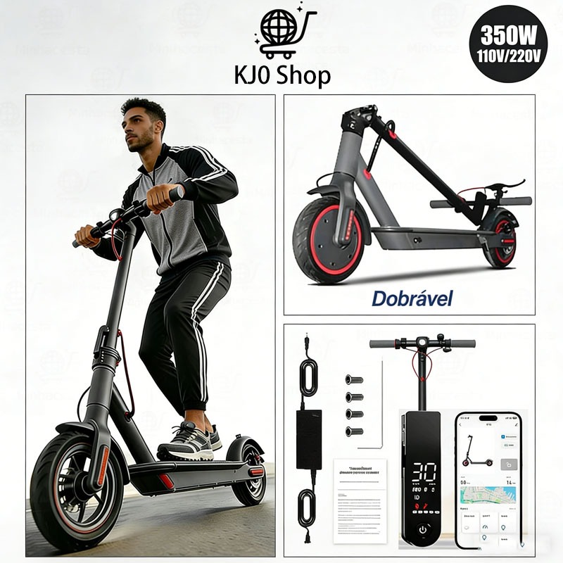 Patinete Elétrico 350W com Assento Ajustável | B