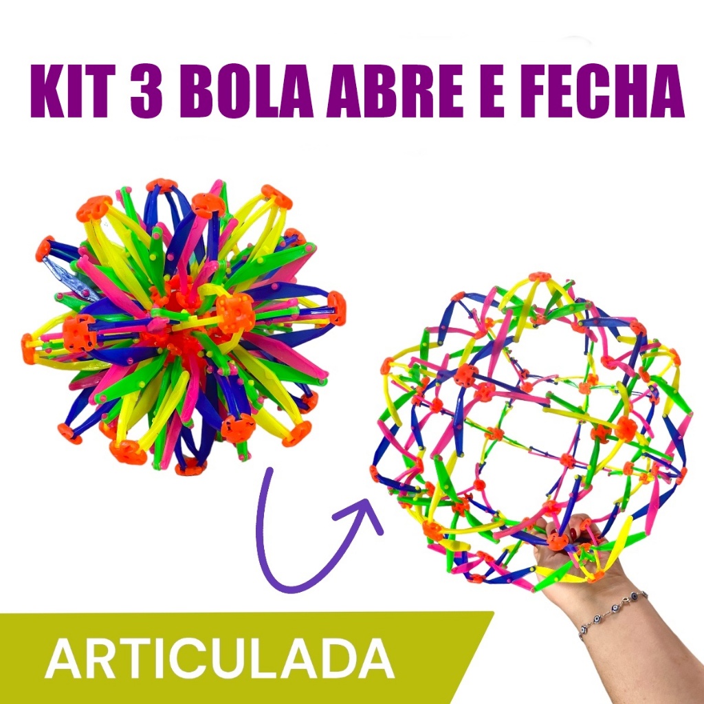 Bola Mágica Maluca Divertida Expansível Brinqued