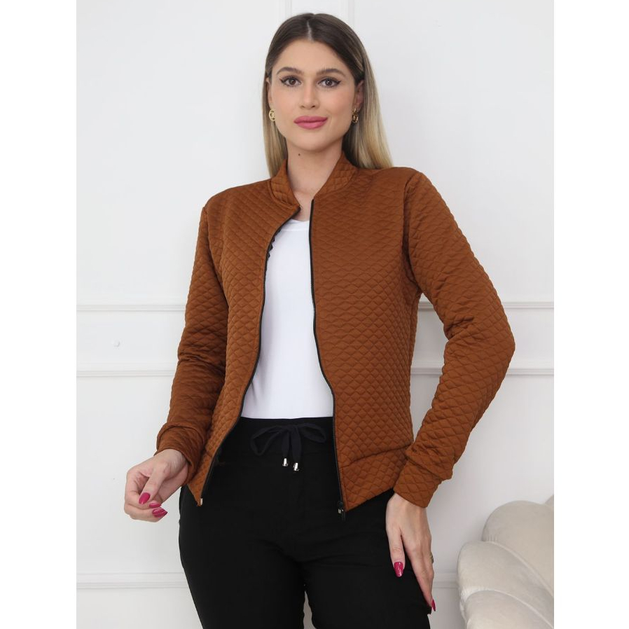 Jaqueta Blusa Feminino Bomber De Frio Matelasse