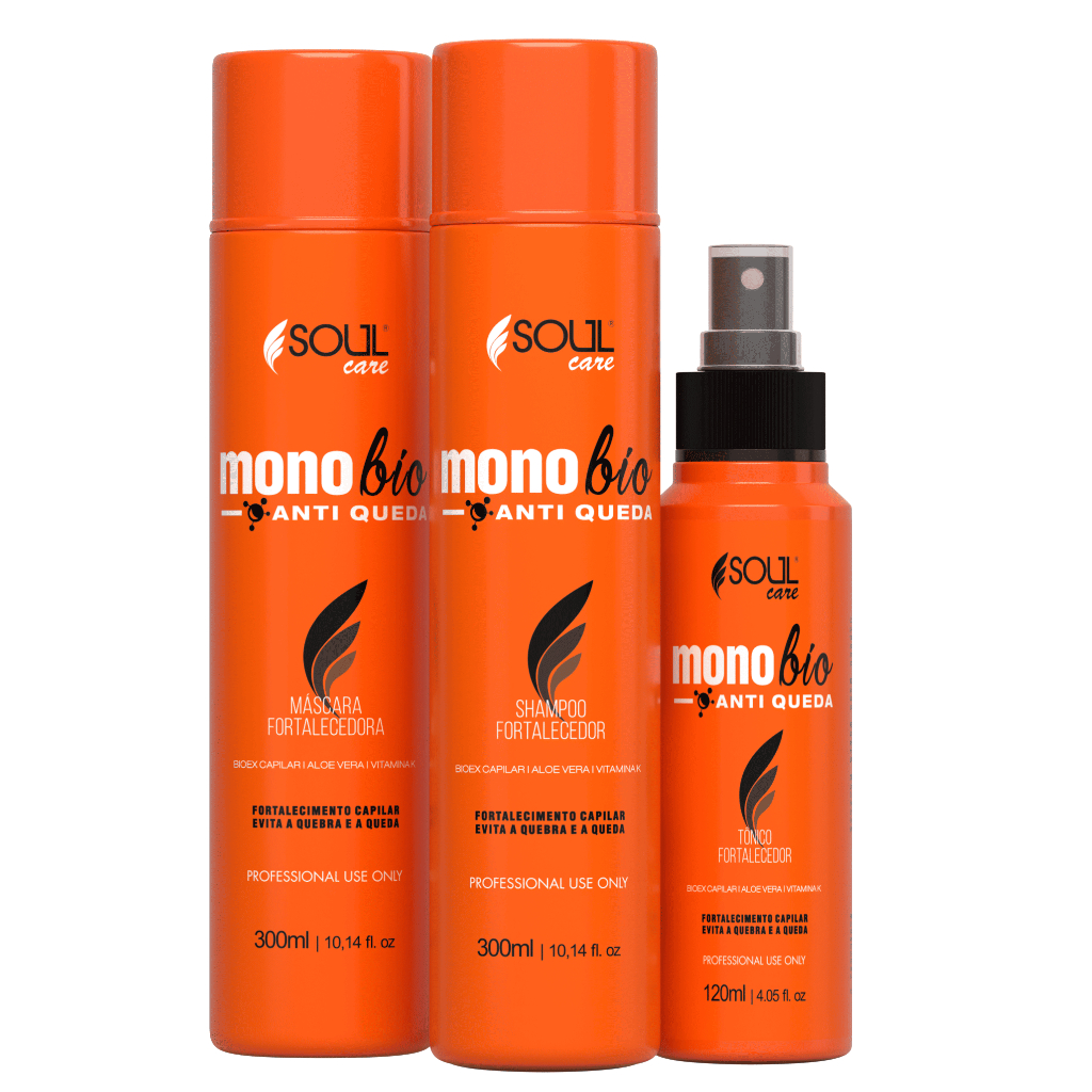 Kit Crescimento Capilar Soul Care Monobio Tônico 