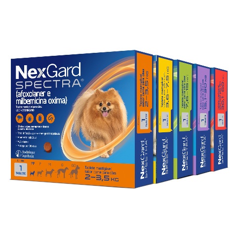 Antipulgas Nexgard Spectra 1 TABLETE (escolha o ta