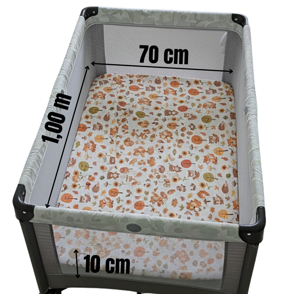 Kit 02 Lençol Avulso com Elástico Berço Desmont