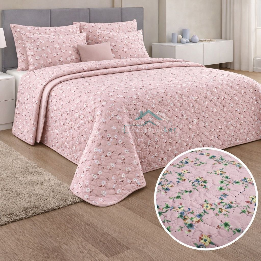 Cobre Leito Colcha 3 Pçs Casal Queen Dupla Face 2