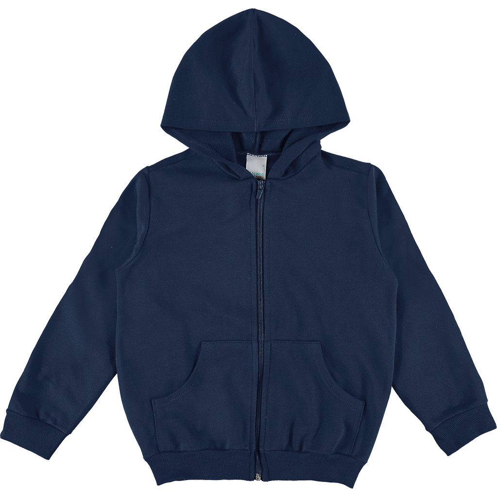 JAQUETA INFANTIL UNISSEX EM MOLETOM SEM FLANELA MA