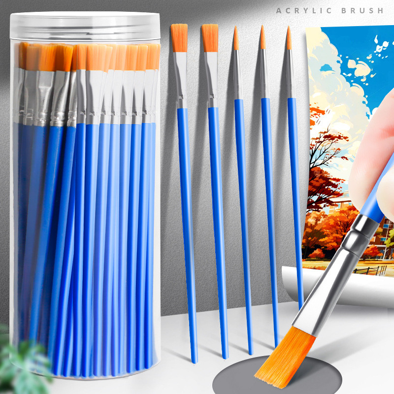 Conjunto De Pincéis De Pintura Profissional (50 U