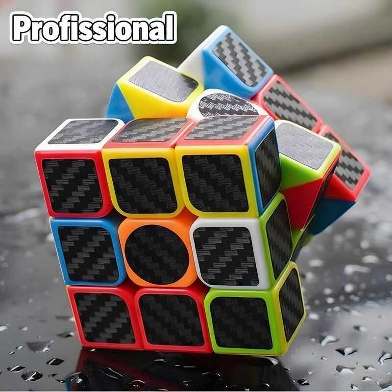 Cubo Mágico Profissional 3x3x3 Moyu Carbon Fibre