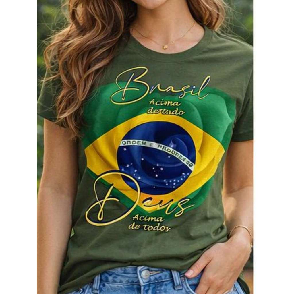 Camiseta 100% Algodão Premium Blusa T-shirt Copa 