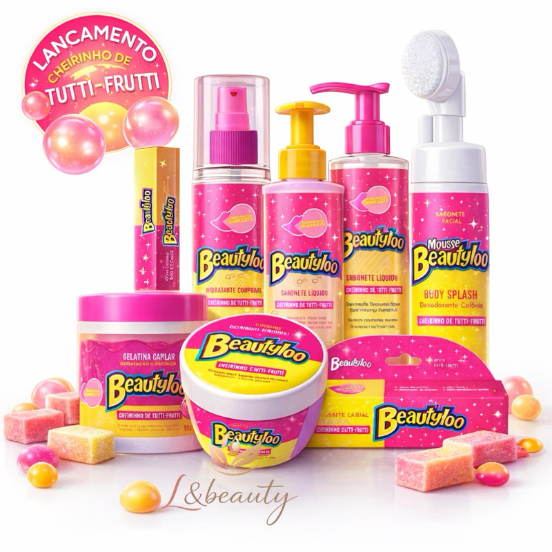 Kit Combo Com Gelatina Capilar, Cuidados Corporal