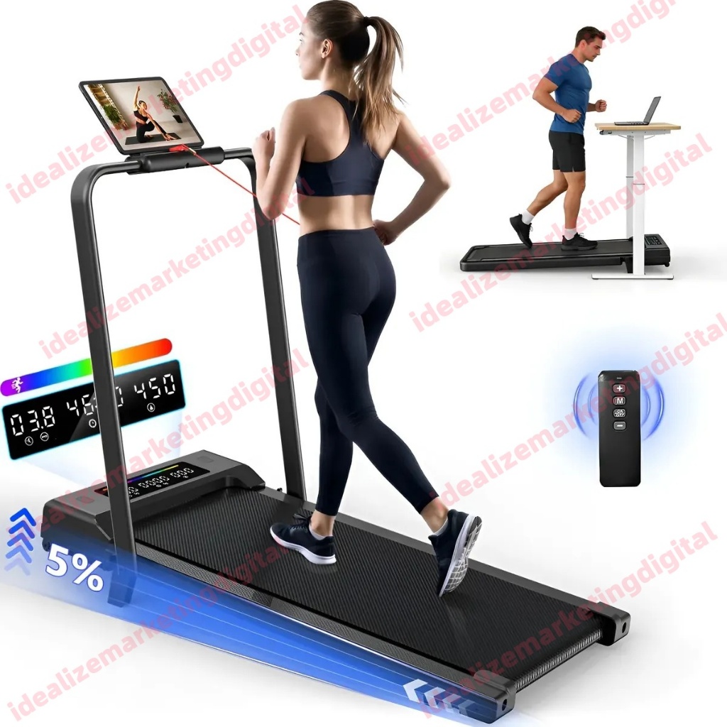 Esteira Elétrica Dobrável Residencial Silenciosa