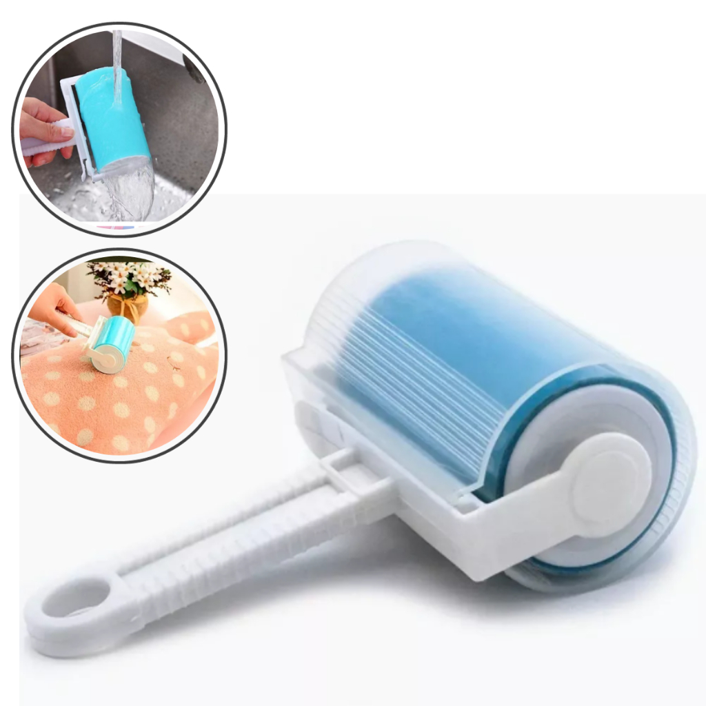 Rolo Tira Pelos Adesivo Premium Lavável Para Roup