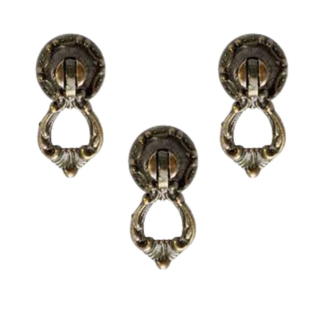 Puxador Colonial Para Móveis, Gavetas, Armários 