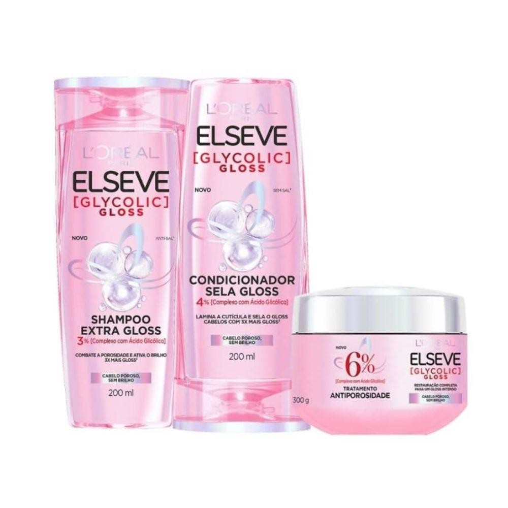 Kit Elseve LOréal Paris Glycolic Gloss – Sh