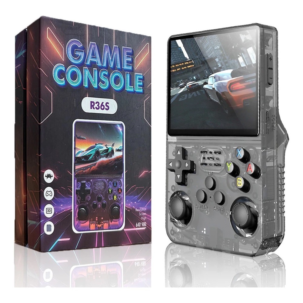 Console Portátil R36S + de 15.000 Jogos Vídeo Ga