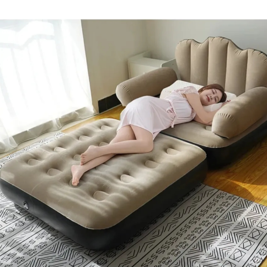 Poltrona e Sofá Cama conforto Inflável para uso 