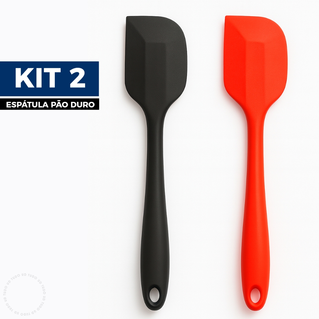 Kit 1/2 Espátulas De Silicone Pão Duro 27cm Rasp