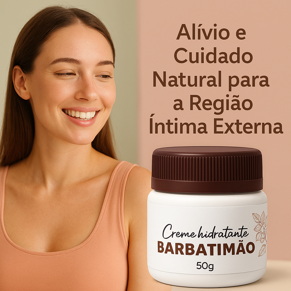 Creme Íntimo Natural de Barbatimão Acalma Hidrat