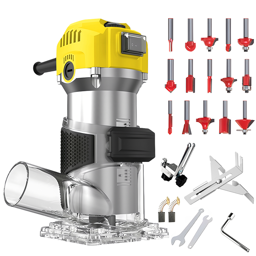 War Shark 800W Kit Tupia Manual Laminadora 33000r/