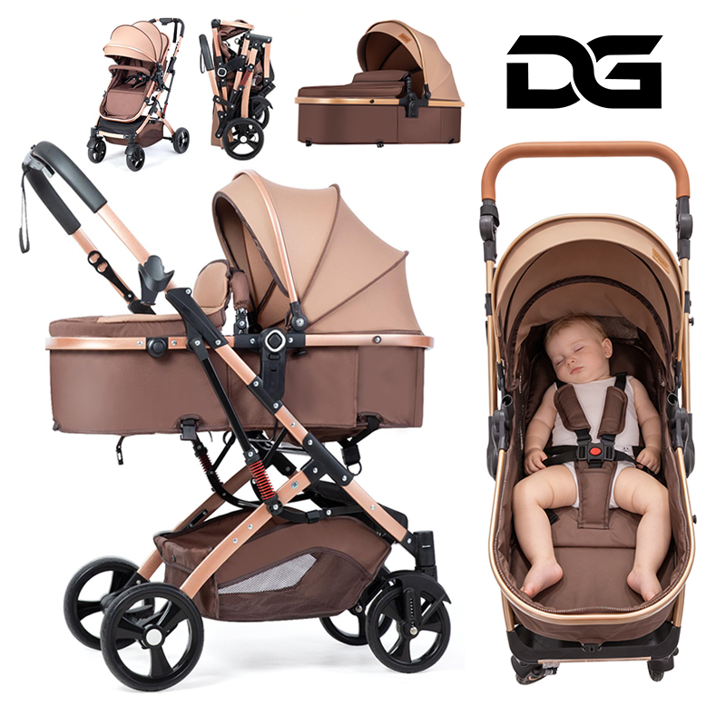 Carrinho de Bebe Passeio Berço Reversível com Mo