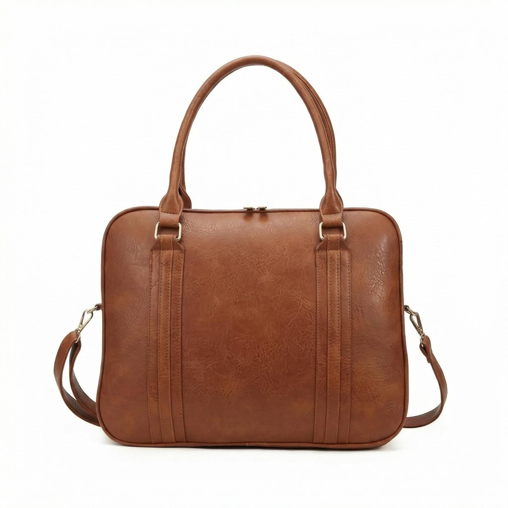 Bolsa para Notebook Feminina Couro PU Elegante Pas