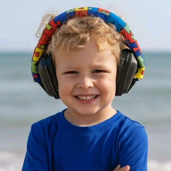 Abafador de ruidos autista personalizado costurado